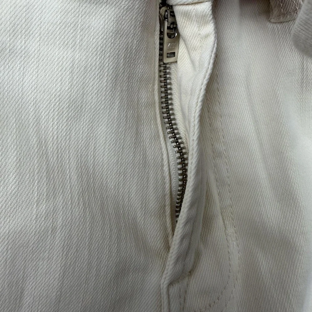Liverpool Jeans Mens 33x32 White Kingston Modern Slim Straight Stretch Denim